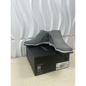 Vionic Norwood Faux Fur Ankle Boots Charcoal Women’s 9.5M NEW with BOX!!!